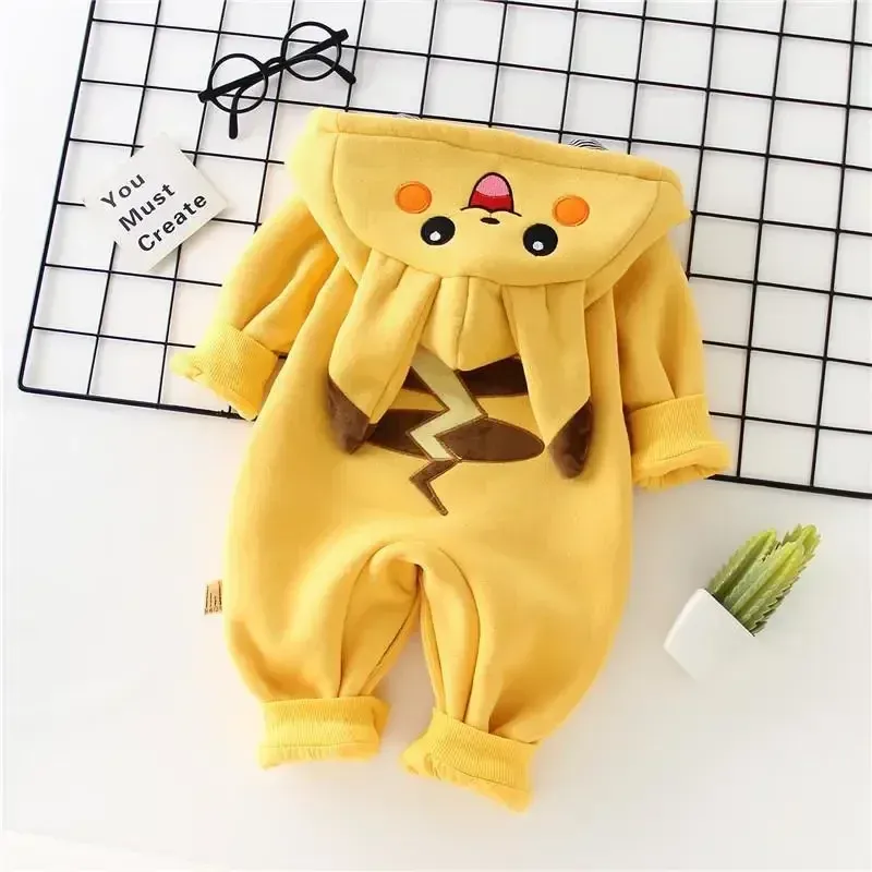 Baby Clothing In Japan - New Cute Cartoon Pokemon Pikachu Baby