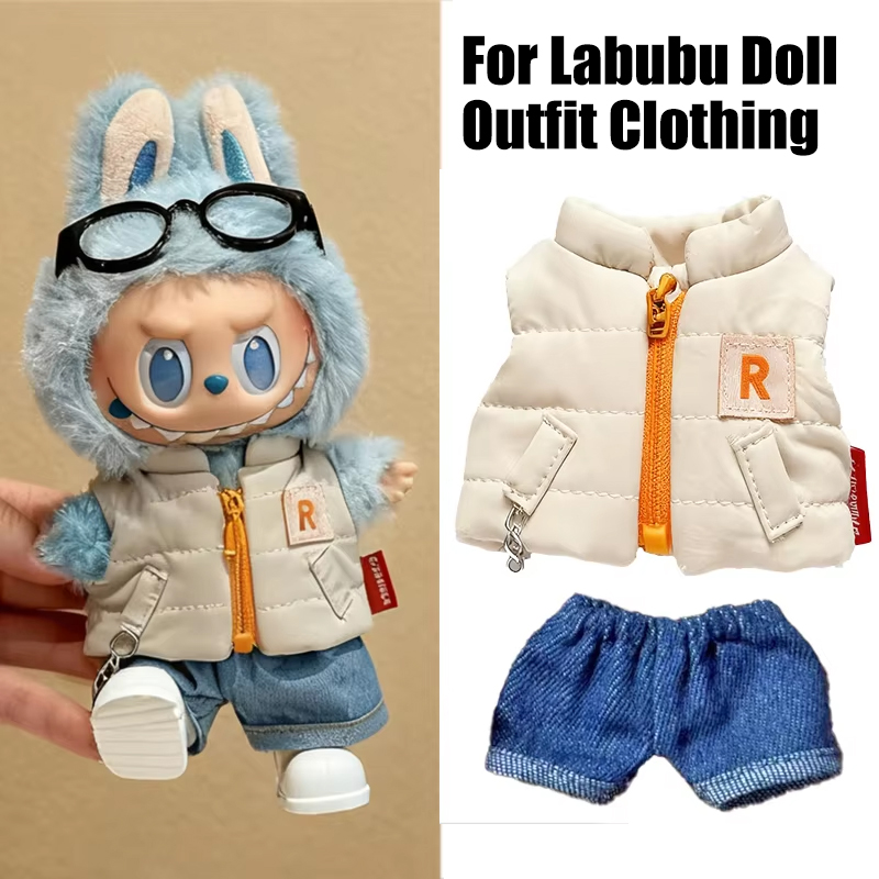Baby Clothing Unisex - For 15 17cm Labubu Doll Solid