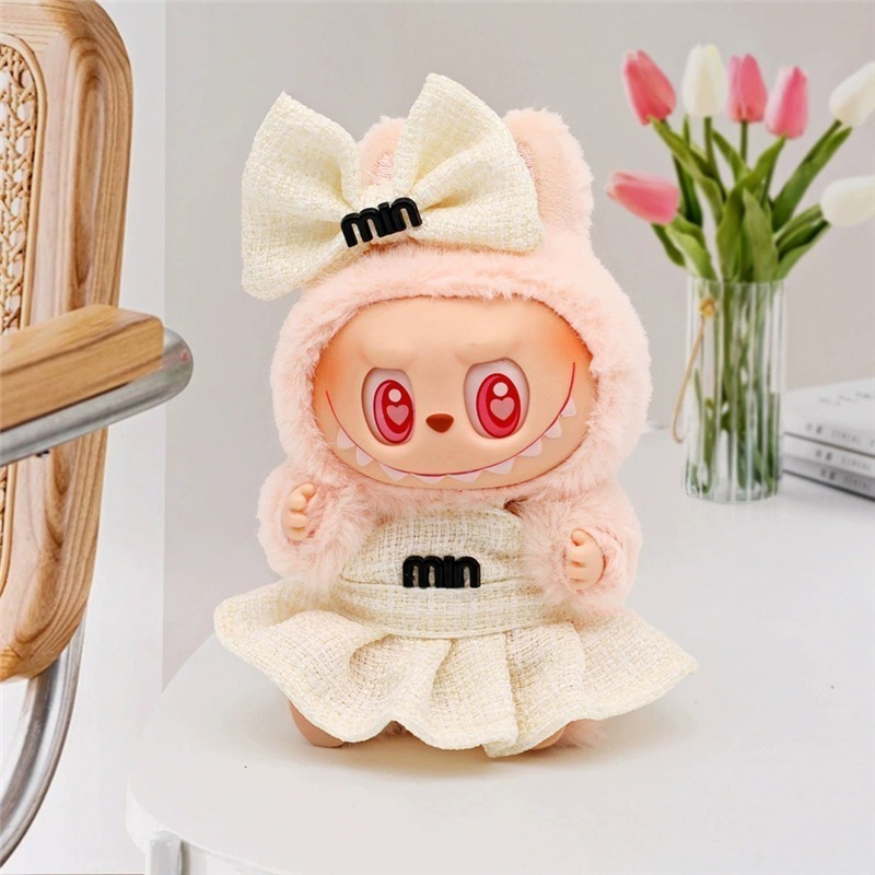 15 17cm For Labubu Doll Korean - Baby Clothing Unisex のレビューと価格