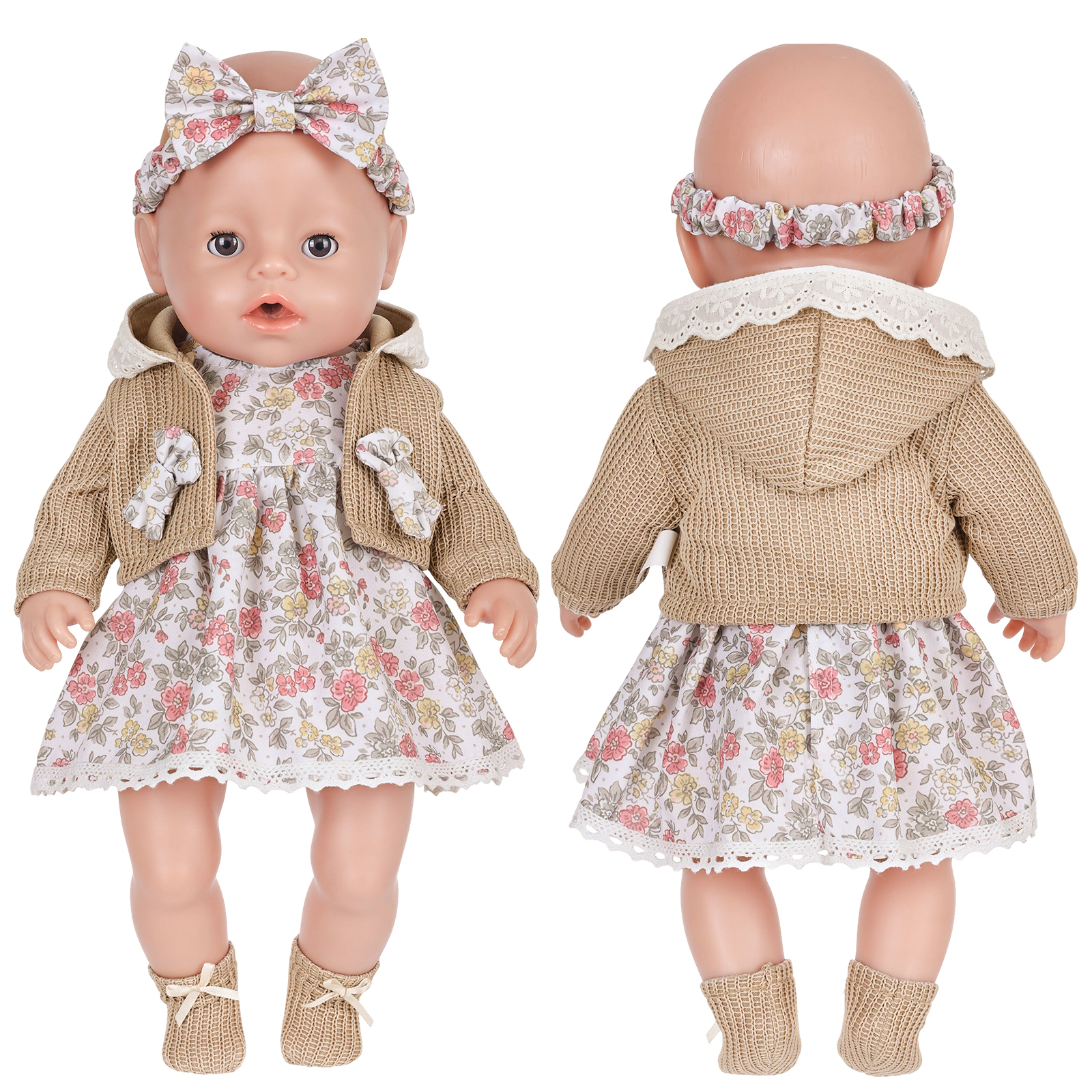 Cute Doll Clothes for 16-18 In - Baby Clothing Unisex のレビューと価格