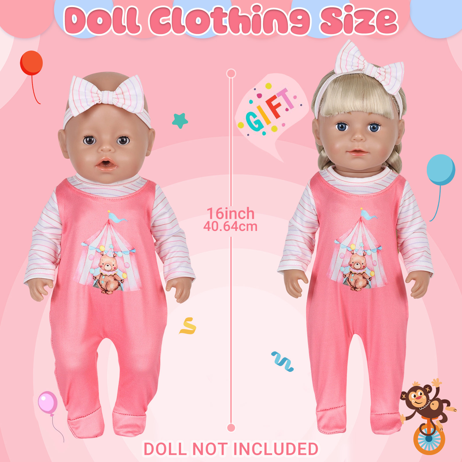 Doll Clothes for 16-18inch 40- - Baby Clothing Unisex のレビューと価格