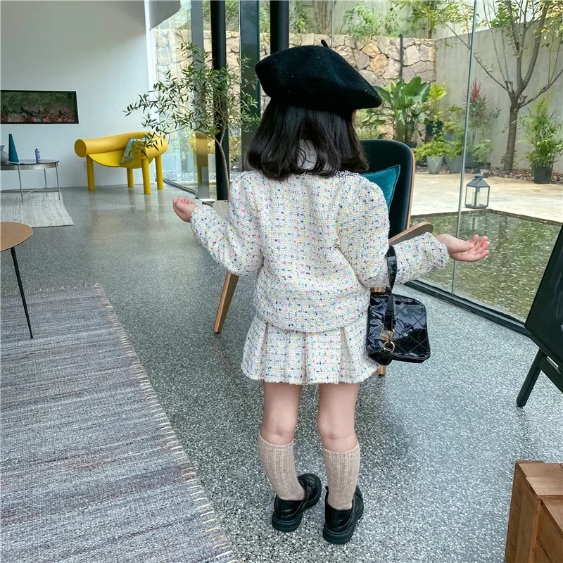 Girls Tweed Sets Clothes Autum - Baby Clothing Boutique のレビューと価格