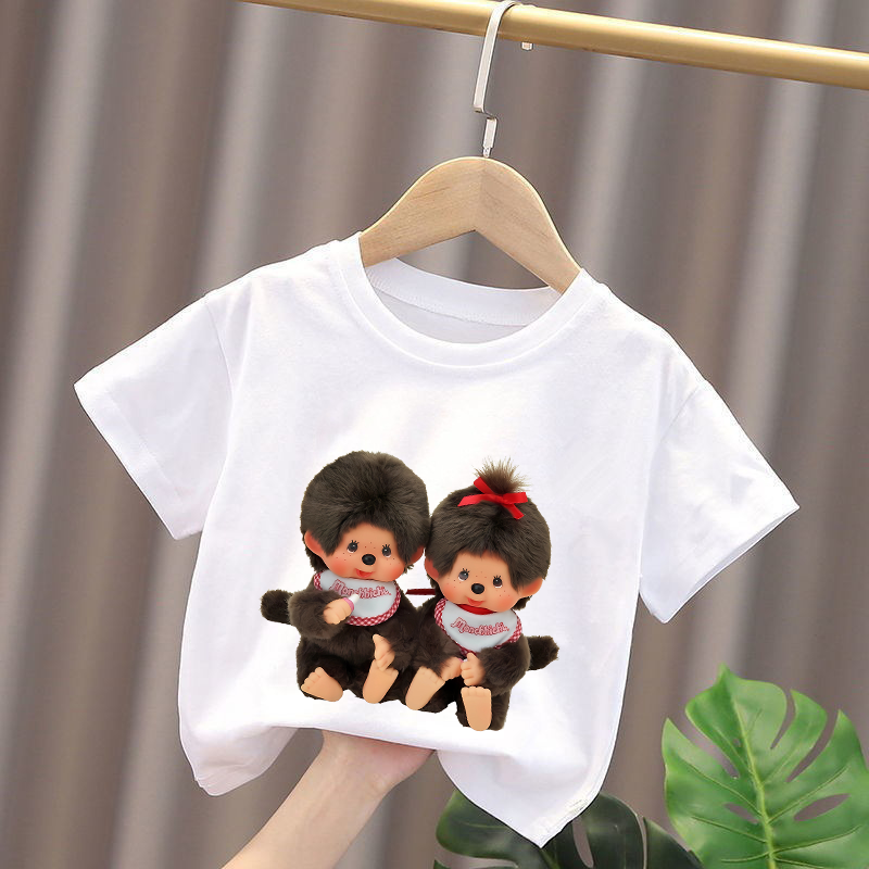 Monchhichi Kids T-shirts Anime - Baby Clothing Unisex のレビューと価格