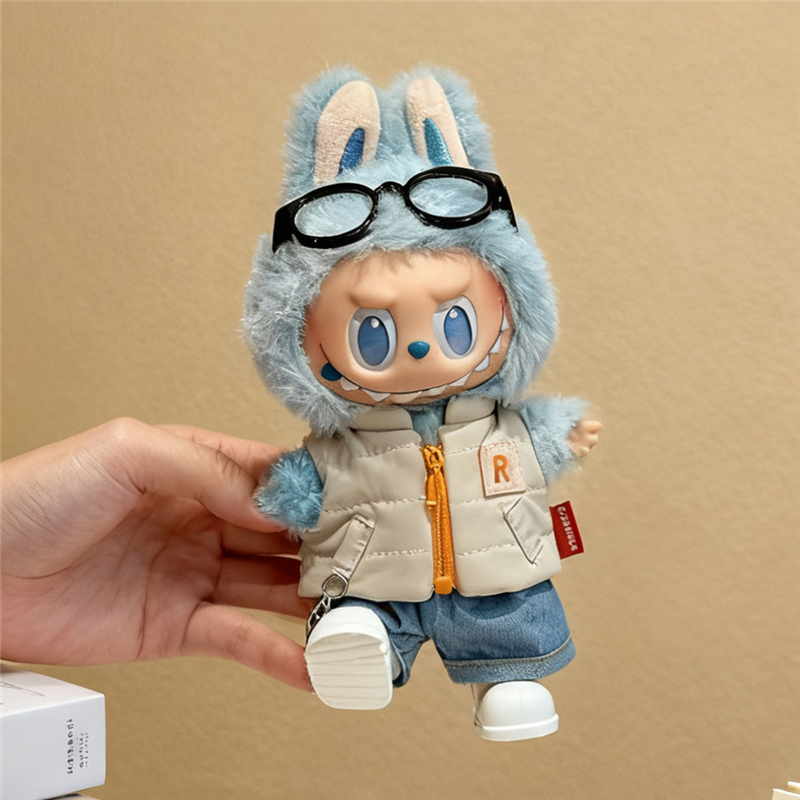 For 15 17cm Labubu Doll Solid  - Baby Clothing Unisex のレビューと価格