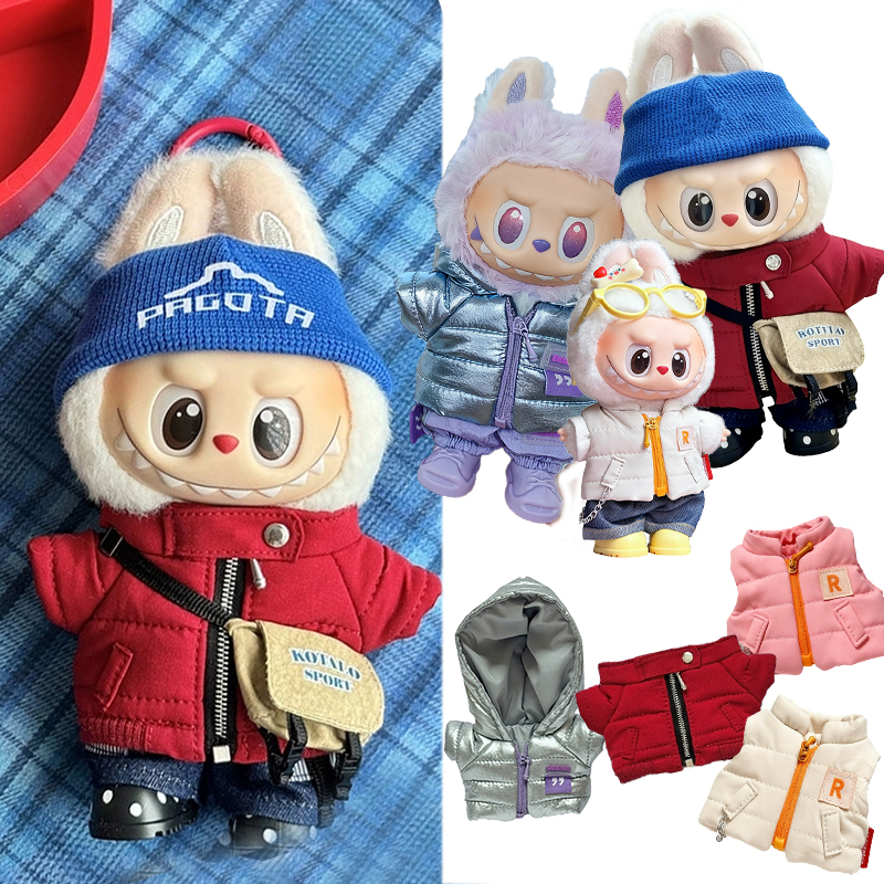 For 15 17cm Labubu Doll Winter - Baby Clothing Unisex のレビューと価格